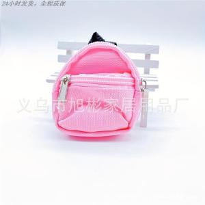 Mini Backpack Toy Micro Scene Display Zipper Can Open Dollhouse Accessories Childrens Playdate Backpack Dollhouse Decorations