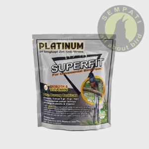 SEMPATI Superfit Platinum 100gr Pakan Pur Voer Burung Murai Anis Cendet Kacer Kenari Cucak Pakan Probiotik Vitamin Burung Berkicau Anti Stress