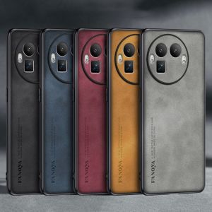 EUCAGR For Realme GT8 Pro PU Leather Phone Case For Realme GT 8 RealmeGT8 5G Back Cover Silicone Shockproof Full Protection