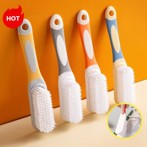 Aqrau 【50%OFF💝】แปรงซิลิโคนแปรงทำความสะอาดอเนกประสงค์แปรงทำความสะอาดที่ขัดห้องน้ำ ที่ขัดห้องน้ำ ทำความสะอาดทำความสะอาดแปรงขัดห้องน้ําbrush