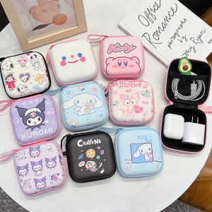 New Cartoon Storage Box for Earphones Data Cable Charger USB Drive Power Bank Organizer Small Size Digital Accessories Case