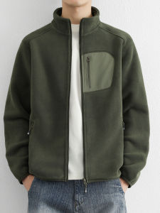 Mens Windproof Warm Fleece Jacket