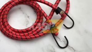 Kasp 1.5M/1.8M High Quality Dual Hook Elastic Rope Motorcycle Rear Seat Luggage Tie-Down Ropes (random color)
