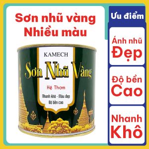 Sơn nhũ vàng hệ thơm ánh nhũ đẹp nhanh khô nhiều màu nhũ vàng