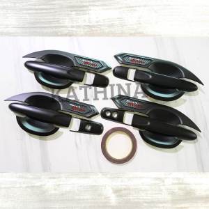 Paket Outer Handle Cover Pintu Mobil All New Rush 2018 Hitam Doff R-line