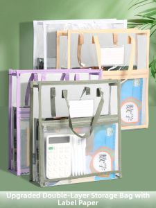 Transparent Double-layer File Bag Permissible in Examination