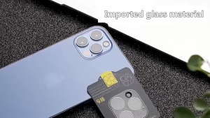 ELEVEN 2 HD Tempered Glass Camera Lens Protector for iPhone 18 Duo 17 16 15 14 13 12 11 Pro Max Air Transparent Full Coverage | Anti-Scratch & Dust Protection | Shatter Resistant