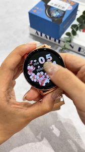 Lige 2023 สมาร์ทวอท์ชผู้หญิงบลูทูธโทรกีฬาแคลอรี่สุขภาพสภาพอากาศกันน้ำ smart watch women Android iOS + กล่อง