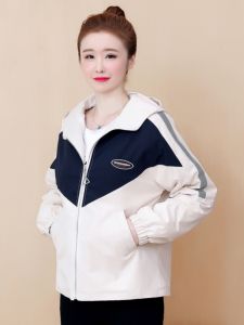 Thickened Baseball Style Coat Jacket Womens Fashion Small Size Autumn Winter New Warmth Outerwear Korean Version Zipper Closure Long Sleeve