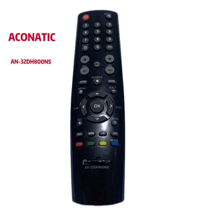 รีโมททีวีใช้สำหรับ Aconatic รุ่น AN-32DH800NS ใส่ถ่านใช้งานได้เลย ...