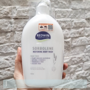 [HCM] [TEM CTY] REDWIN Sensitive Skin Sorbolene Body Wash With Vitamin E 500mL & 1L - Sữa Tắm Dưỡng Ẩm Và Phục Hồi Làn Da