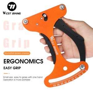 West Biking | WEST BIKING Bike Spoke Tension Meter Portable Precision Measuring Tool For MTB Road Bike Wheel Building Calibration Repair Tools