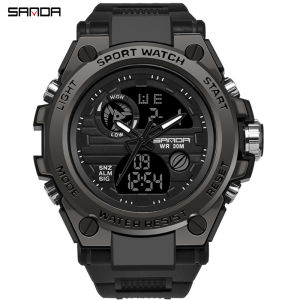 นาฬิกาสปอร์ต SANDA 739สำหรับผู้ชายนาฬิกาแบรนด์ชั้นนำทหารหรูนาฬิกาควอตซ์กันน้ำผู้ชายนาฬิกาผู้ชาย