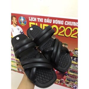 (ẢNH THẬT) Dép nam cao su BÁC Hồ cao cấp đẹp quai chéo ngang có quai hậu thời trang