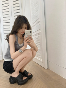 SHÉII | Dép Lật Đế Dày Tăng Chiều Cao 10cm