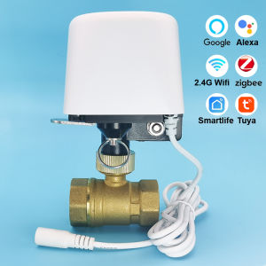 1/2" 3/4" 1" DN32 Tuya Zigbee Wifi Water Valve Garden Automatic Water Shut Off Timer Irrigation Controller Alexa Google Home