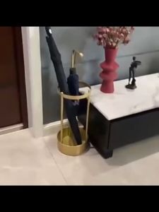 Nordic Umbrella Bucket Luxury Storage Rack Door Storage Shelf Creative Umbrella Bucket