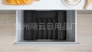 Cutlery Storage Tray Drawers Expandable Storage tray Compact Drawer Divider Adjustable Utensil Organizer