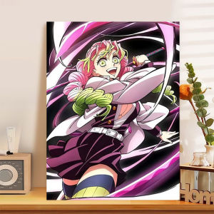 Bandai | Oil Painting Demon Slayer Classic Japan Anime By Numbers Modern Wall Decor for Living Room Bedroom Perfect Gift No Frame