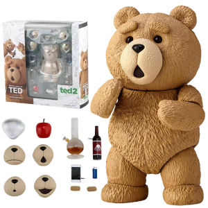Bandai | Movie Ted 2 Teddy Bear AMAZING YAMAGUCHI Action Figures Joint Movable Collectible Model Doll Toys Desk Ornament Birthday Gifts