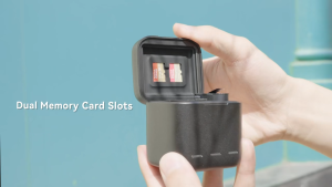 TELESIN Battery Charger Storage Box Charging Kit for GoPro HERO 13 12 11 10 9 BLACK