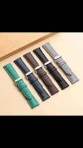 Genuine Leather Strap 18mm 19mm 20mm 21mm 22mm for Men Women Universal Business Cowhide Brown Replace Sport Bracelet Watch Band