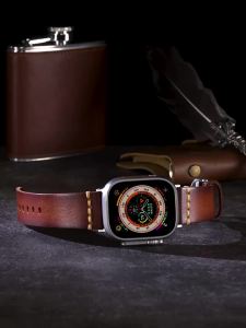 Deetle | iWatch11 Ultra2/3 Compatible Leather Strap