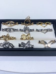 Factory Direct Sales DIY Pearl Accessories Simple Basic Style Single Row Button Sweater Chain Necklace Bracelet Copper Plating 18K Gold