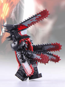 Diy Chain Saw Man Figure Construction Blocks