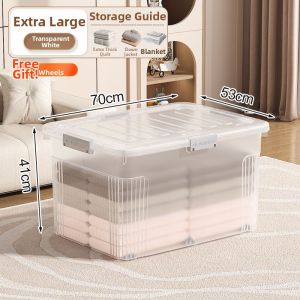 QIANQIN | Transparent Large Capacity Storage Box