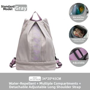 Wet-dry Separation Large Capacity Portable Fitness Swimming Backpack
