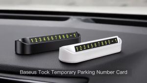 Car Phone Number Card Plate Car Park Stop Car Temporary Luminous Parking Card Car Sticker Proton Perodua Honda Toyota