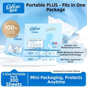 COROU | Baby Soft Tissue 60 Sheets 5 Packs