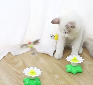 Intelligent Cat Toy Teaser 360° Auto Spinner Mainan Kucing Fun Toy Pet Training Toy 逗猫棒猫玩具