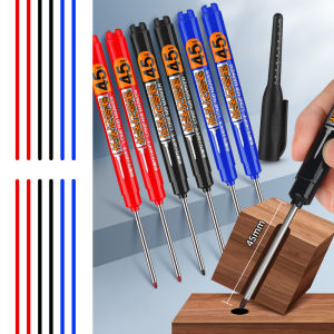 Extended 45mm Nib Oily Marker Pen Can Add Ink for Long Time Without Fading Suitable for Children Drawing Construction Site Marking