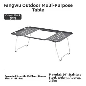NatureHike | Outdoor Portable Stainless Steel Folding Table