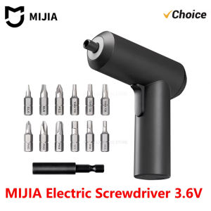 Mijia Electric Screwdriver 3.6V 2000mAh 5N.M Torque Electric Screwdriver Household With 12Pcs S2 Screw Bits Mi Home Tools