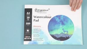 Radius K Giorgione 200gsm A3 A4 A5 Watercolor book  Watercolor Gouache Acrylic Pad - 30 sheets