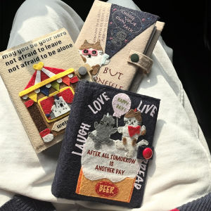 Handmade Non-Woven Fabric Photo Album Instant Camera Mini Card Storage Book Unique Scrapbooking Notebook Compact Size