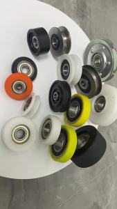 U-groove Nylon Round Pulley Ball Bearing Wheels Used For Door And Window Shower Pulley Drawer Sliding Door Diameter 23-43mm