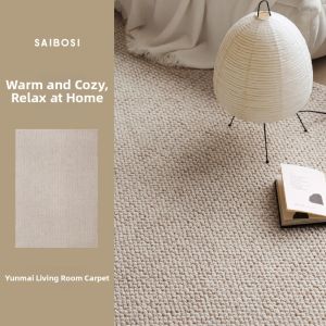 SAIBOSI | Easy-Care Wool Carpet for Living Room