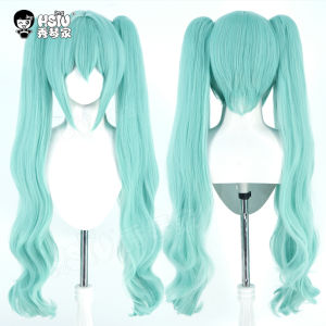 HSIU | Miku Cosplay Wig Long Curly Aqua Green