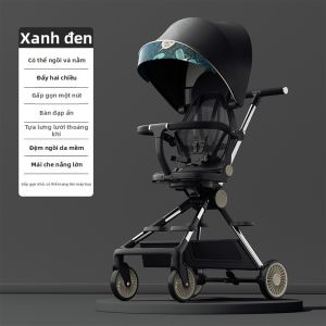 MLZH | Xe Đẩy Trẻ Em Gập Nhẹ Cao Cấp Có Thể Ngả Lên