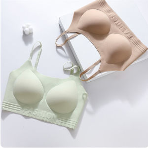 ZEEMIN คริสต์มาสฮาโลวีน ชุดชั้นในไร้รอยต่อสําหรับผู้หญิงในฤดูร้อน บาง ไร้เหล็ก ไม่โปร่งใส เสื้อกั๊กหลังสวย สปอร์ตบรา เสื้อเกาะอก ผ้าพันหน้าอก