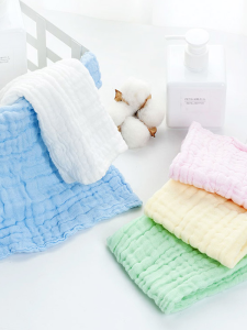 Pure Cotton Muslin Towels Soft Absorbent Baby Saliva Towel Face Wash Bath Towel Childrens Products Grace Home Textile