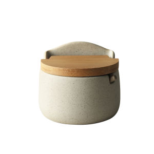 JOTO | Aesthetic Salt and Seasoning Container with Lid and Spoon
