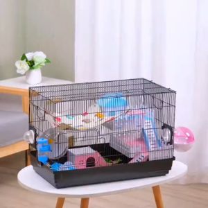 【READY-STOCK】60 Hamster Cage Hamster House Complete Set Deluxe Hamster Cage Small Animal Full Set Cage仓鼠笼子套餐组合 仓鼠组合笼子套餐