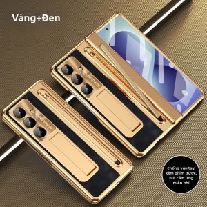 CHUBAN | Bao Da Cho Samsung Galaxy Z Fold Có Chân Đế Bảo Vệ Bản Lề Bút Giá Đỡ Bút Cảm Ứng Bảo Vệ Màn Hình Bảo Vệ Toàn Diện Siêu Bảo Vệ