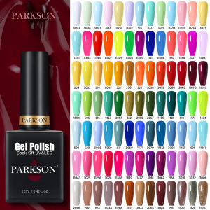 Parkson 12ml UV Gel Nail Polish Soak Off Red Color UV Nail Art Semi-permanent Varnish Nails Supplies DIY Gellak All For Manicure