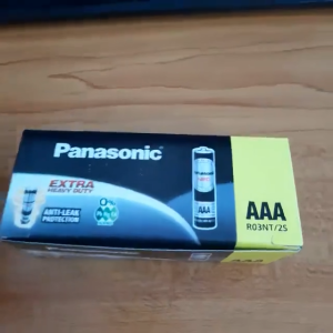 Vỉ 4 viên Pin Than Panasonic AAA R03NT/2S-V (Đen) – Hàng Chính Hãng